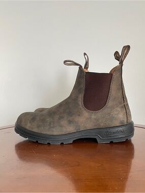 Blundstone Unisex 585 Classic Rustic Brown Leather Chelsea Boots